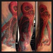 best realistic octopus tattoo